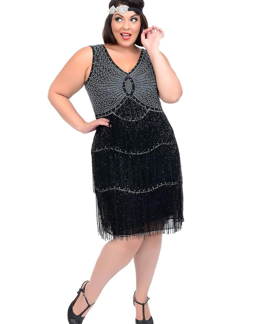 1920's style plus size dresses