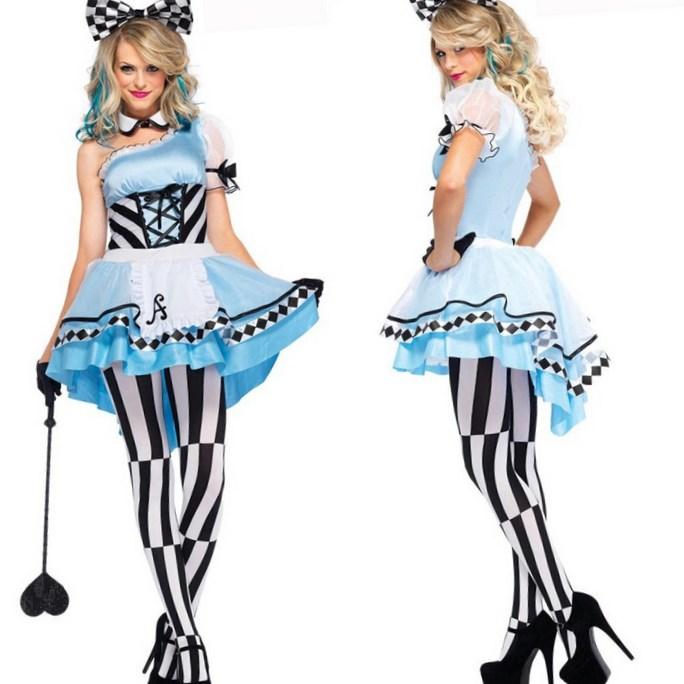 Alice In Wonderland Fancy Dress Plus Size Pluslookeu Collection 2078