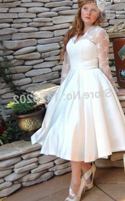 Plus Size Vintage Tea Dresses