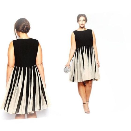 ladies's zig zag dress women's romantic clothes