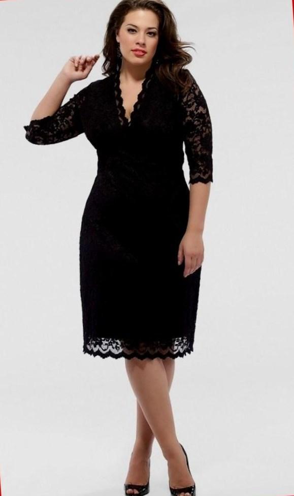 Black Party Dresses Plus Size Pluslookeu Collection 3852