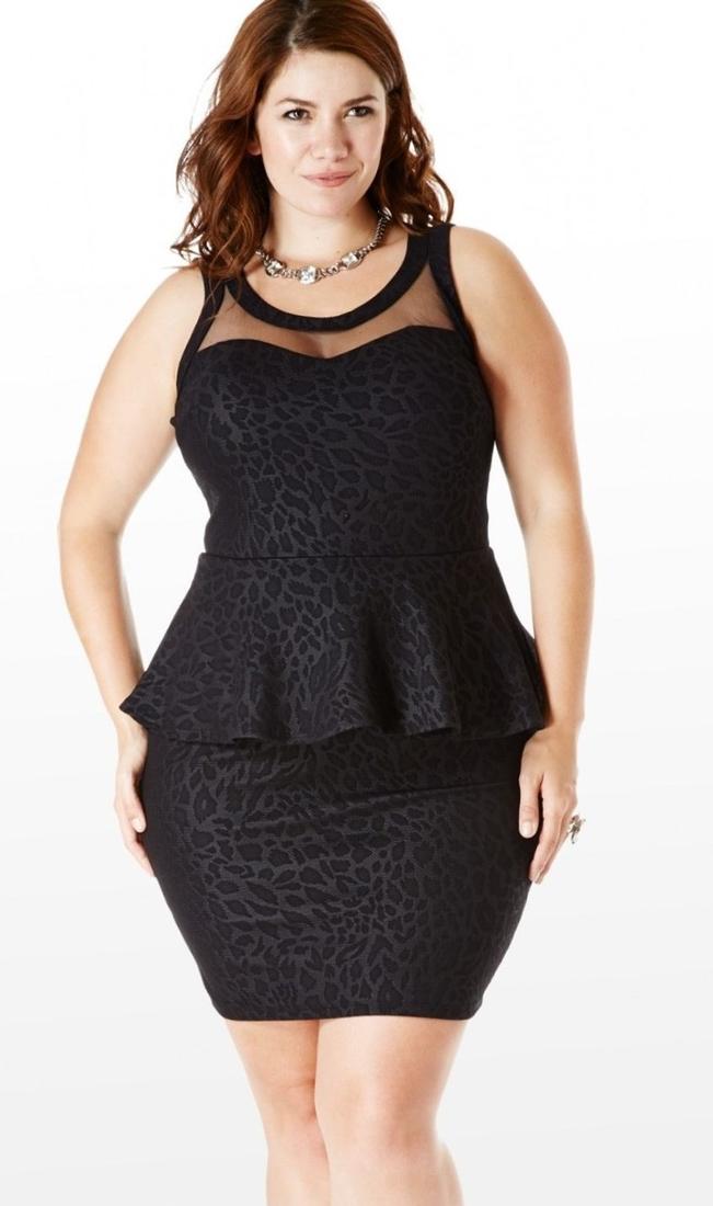 Black Plus Size Club Dresses Pluslook Eu Collection