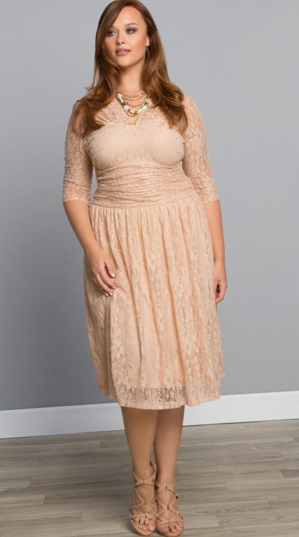 Semi formal dresses for plus size women - PlusLook.eu Collection