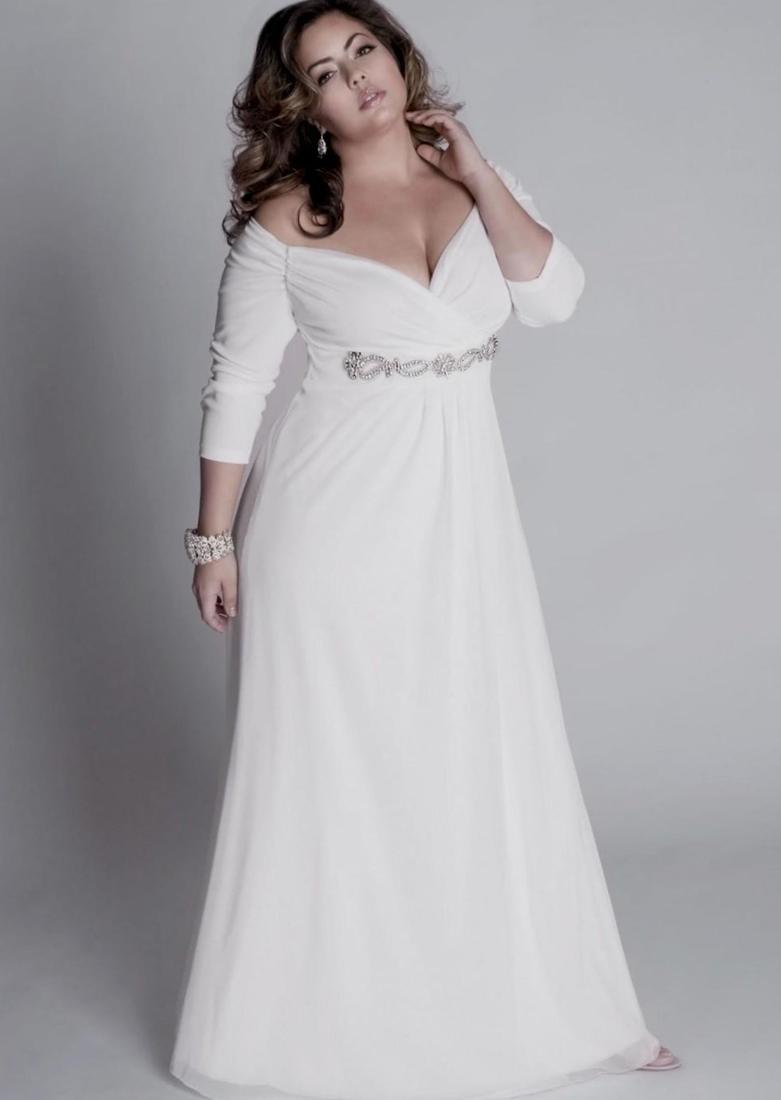 Plus Size Informal Wedding Dresses Pluslookeu Collection 7449