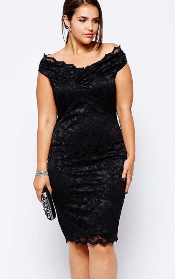 Plus Size Sexy Cocktail Dress Pluslook Eu Collection