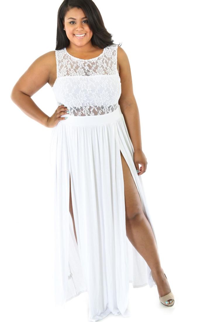 plus-size-white-summer-wedding-dress