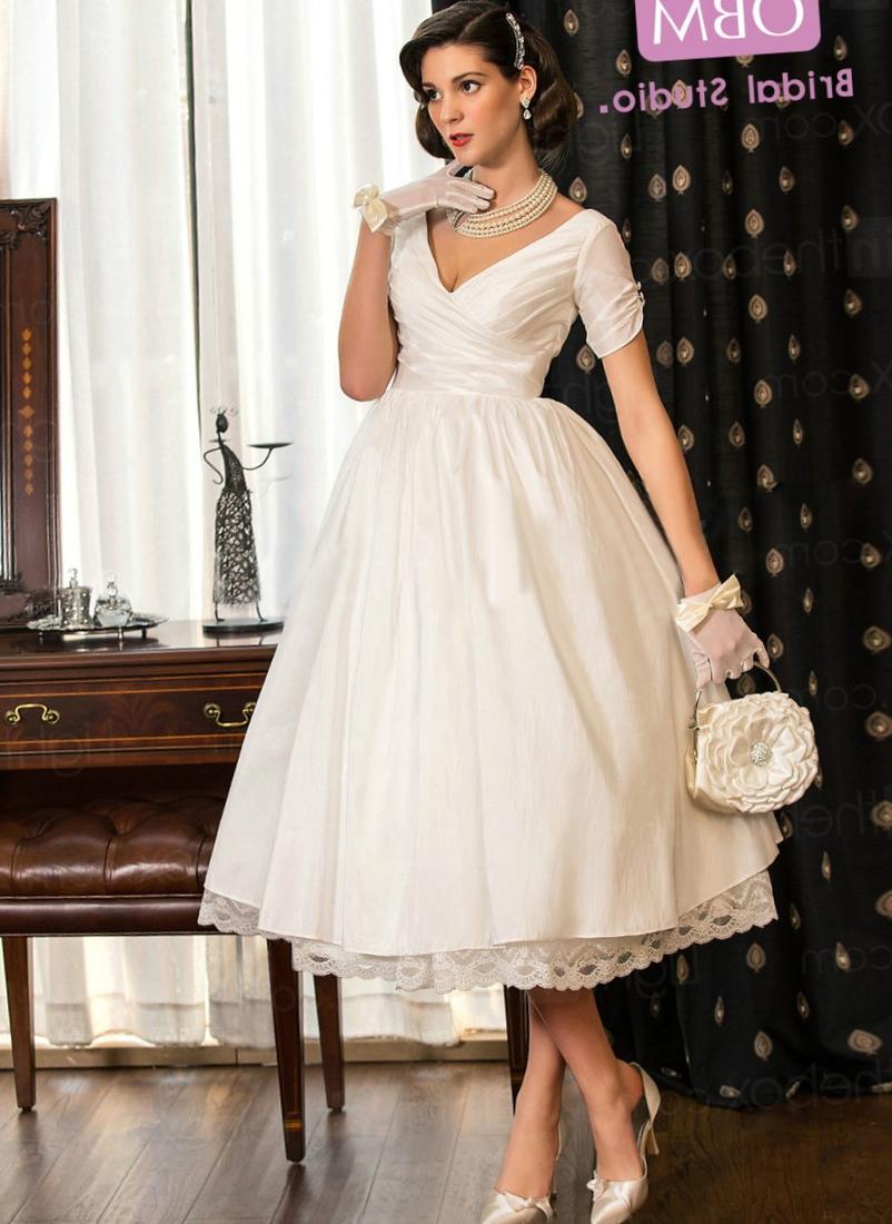 Tea Length Wedding Dress Plus Size PlusLook eu Collection