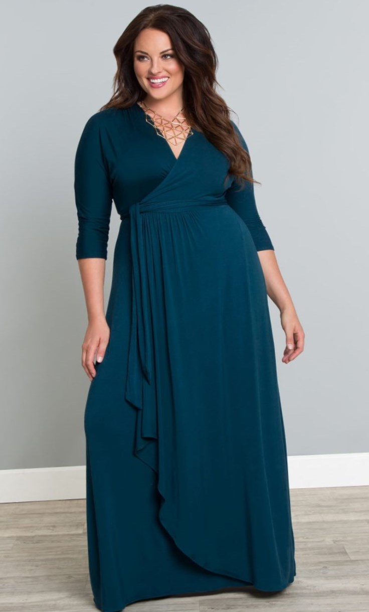 Plus size fall maxi dresses 2018 - PlusLook.eu Collection