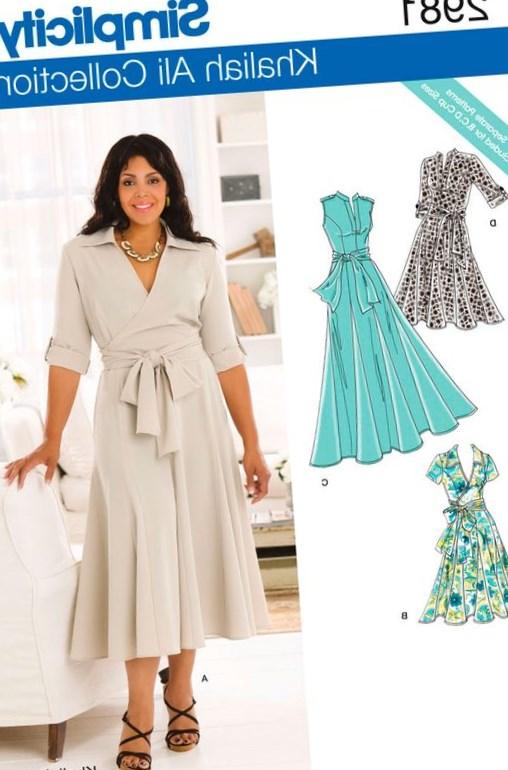 Plus size dress pattern PlusLook.eu Collection