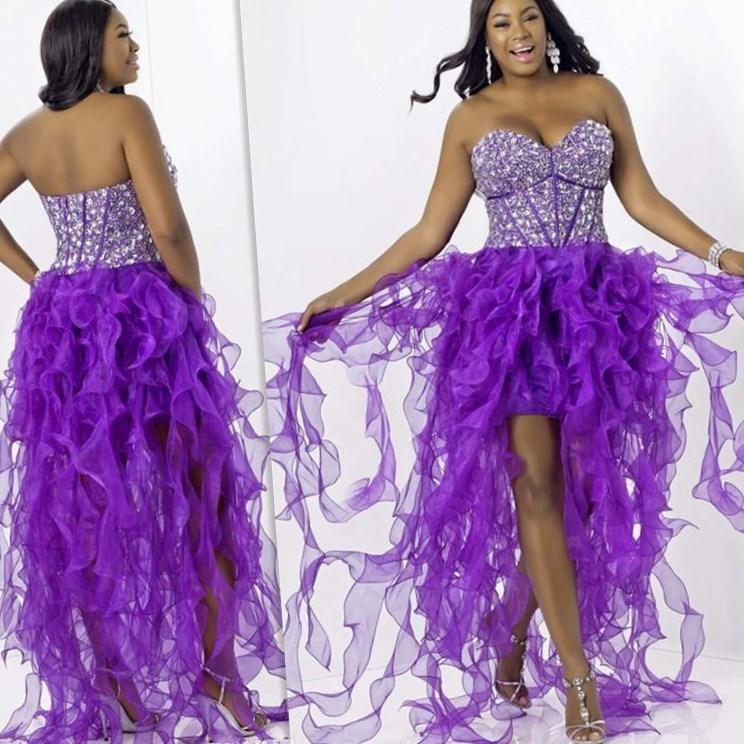 Plus Size Purple Formal Dresses Pluslookeu Collection 5224