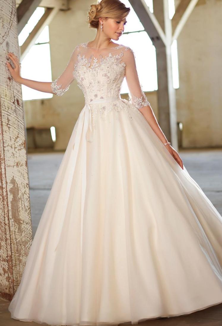 Silver Wedding Dress Plus Size