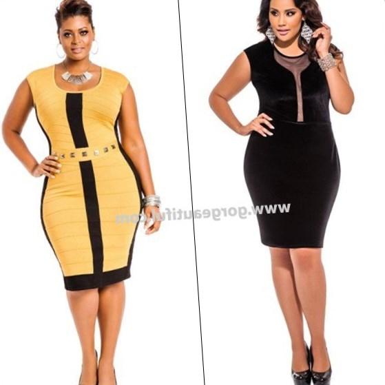 Fitted dresses for plus sizes - PlusLook.eu Collection