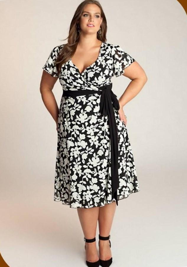 Semi formal plus size dresses for a wedding - PlusLook.eu Collection