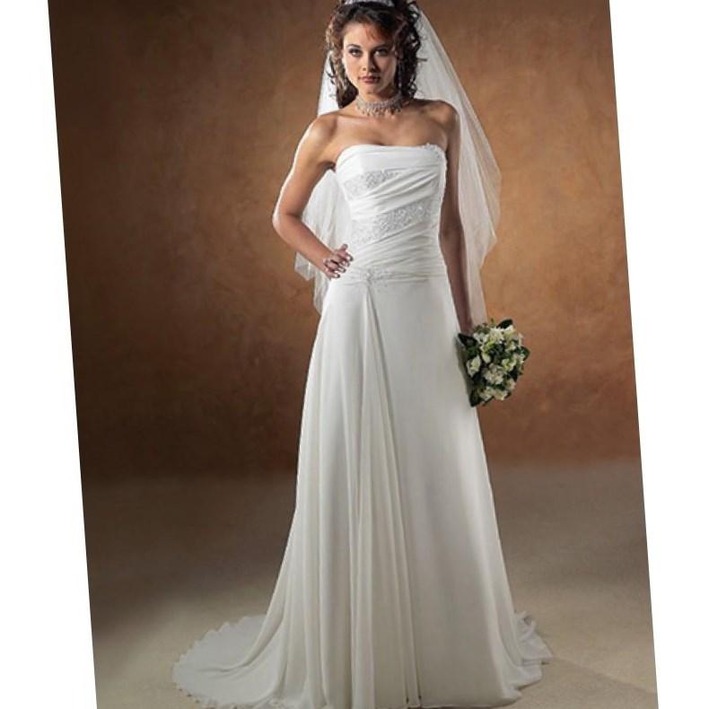 Silver wedding dresses plus size - PlusLook.eu Collection