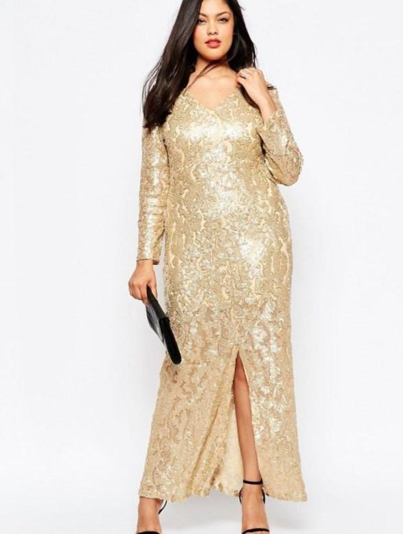 Plus size glitter dresses - PlusLook.eu Collection