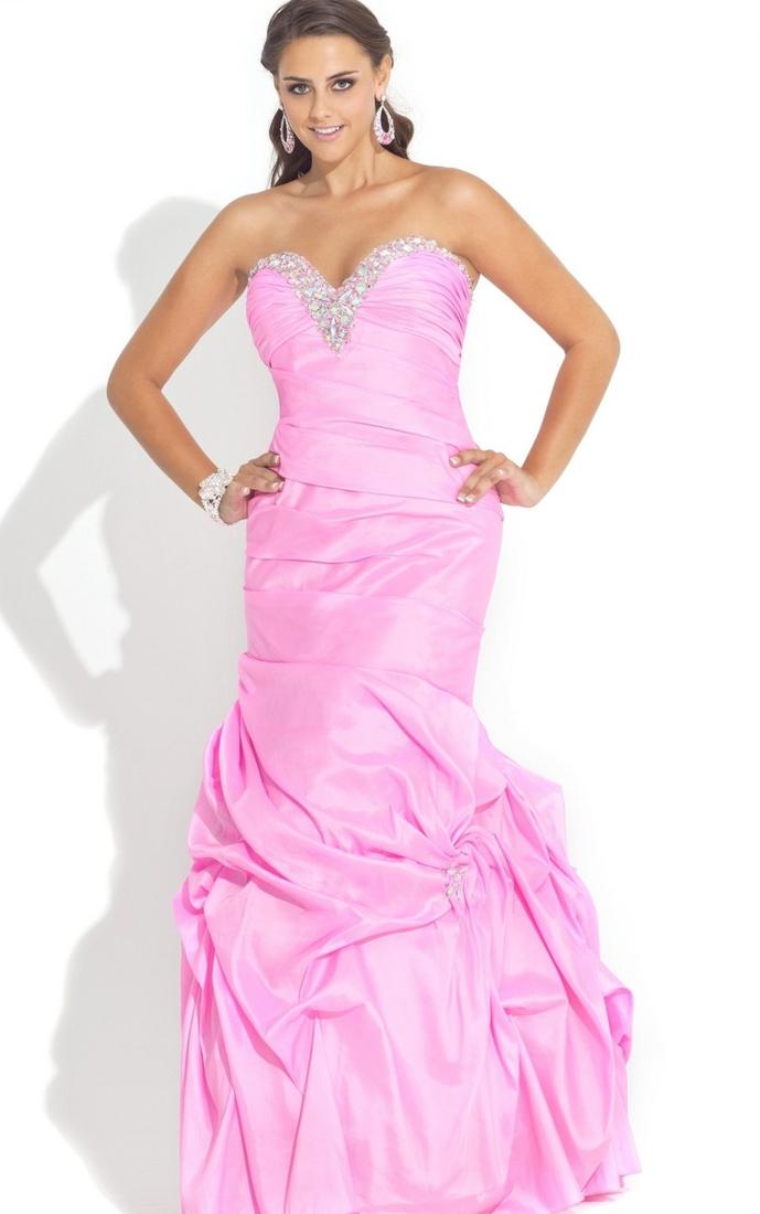 Pink plus size wedding dress - PlusLook.eu Collection