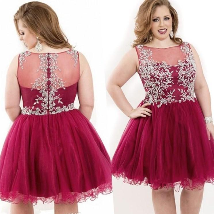 Plus Size Short Homecoming Dresses Pluslook Eu Collection