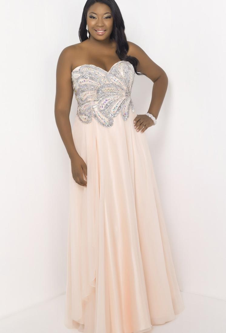 Blush plus size prom dresses - PlusLook.eu Collection