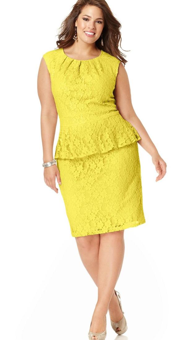 Macys Plus Size Yellow Dresses ...