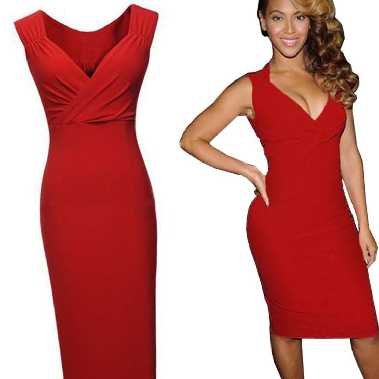 Plus size red club dress - PlusLook.eu Collection