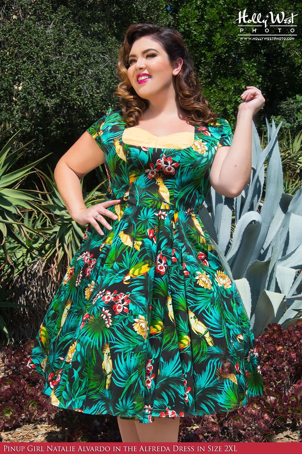 Hawaiian Dress Plus Size Luau Style Pluslookeu Collection 4093