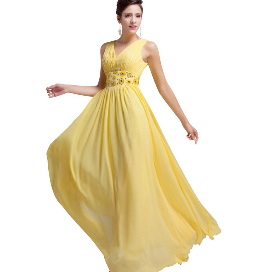 Yellow plus size prom dresses - PlusLook.eu Collection