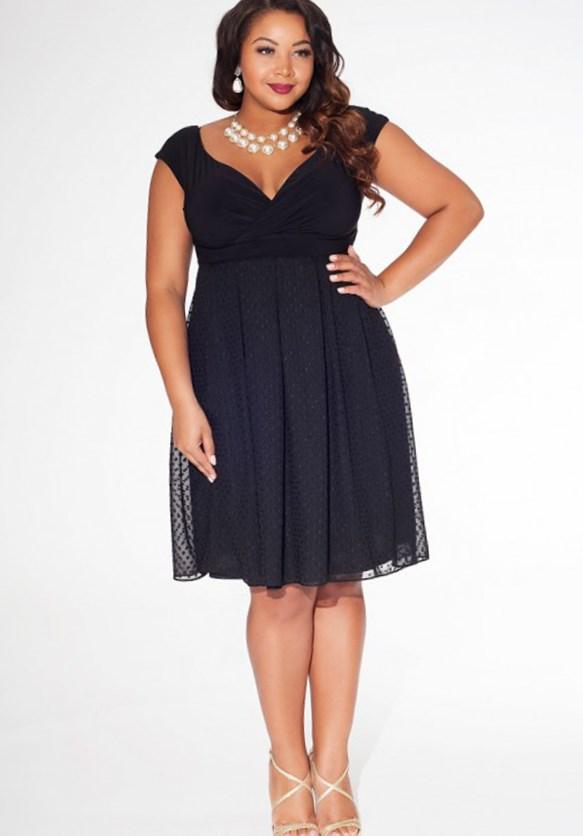 Semi formal plus size dresses for a wedding PlusLook.eu Collection
