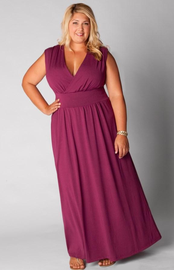 Plus size convertible dresses: wrap, maxi, long and others