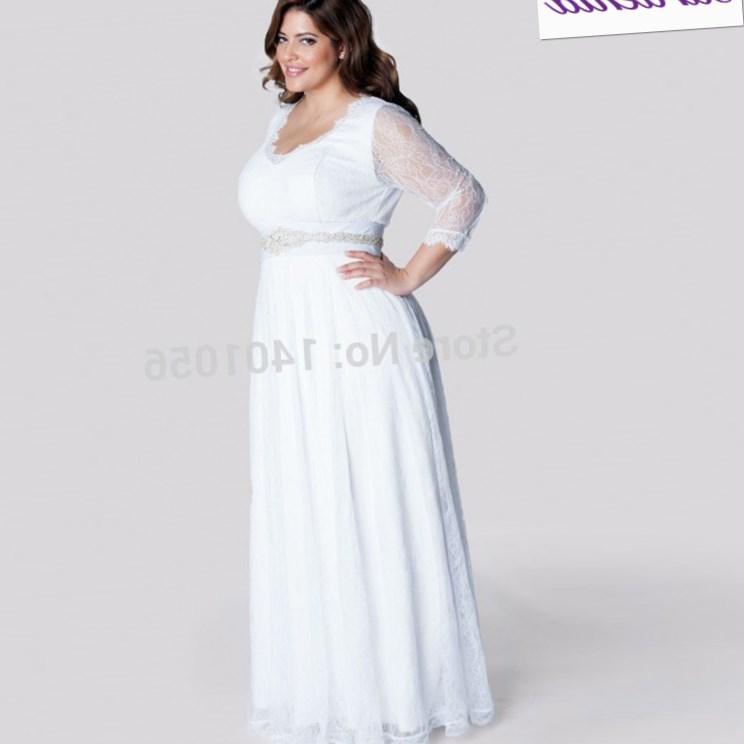 Plus Size Casual Wedding Dress Pluslook Eu Collection