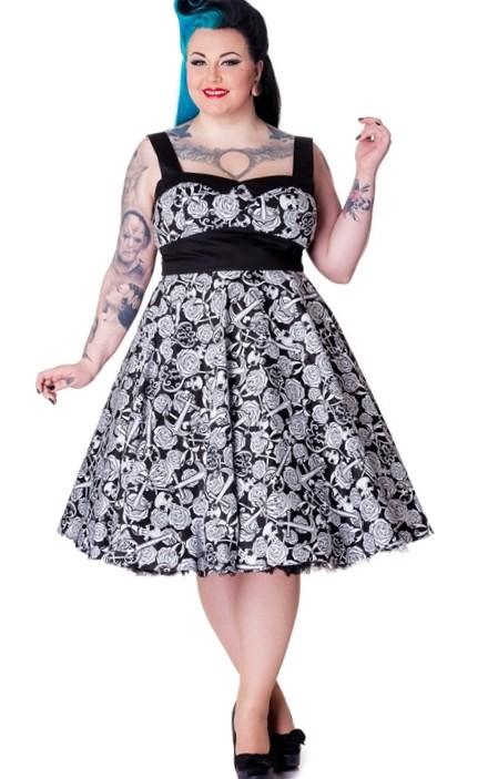 Plus size 1950s style dresses: fifties fashion for women