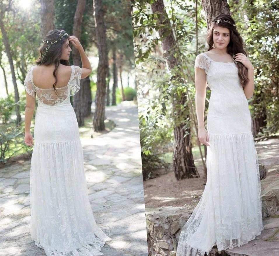 plus size boho chic wedding dress