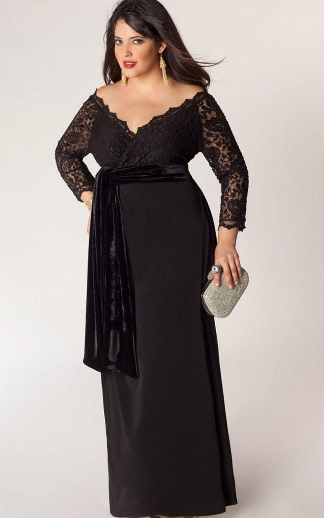 Plus size maxi dresses with long sleeves - PlusLook.eu Collection
