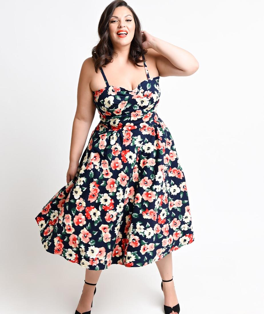 Plus size vintage cocktail dress - PlusLook.eu Collection