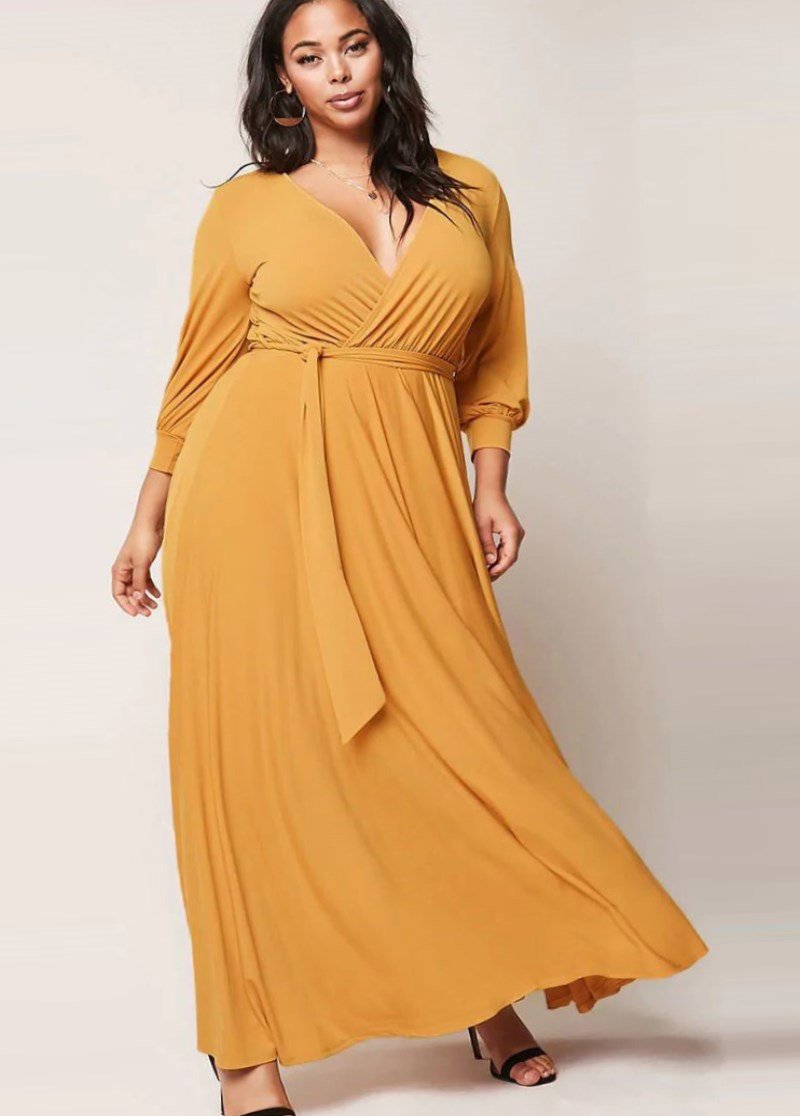 Plus size fall maxi dresses 2019 - PlusLook.eu Collection
