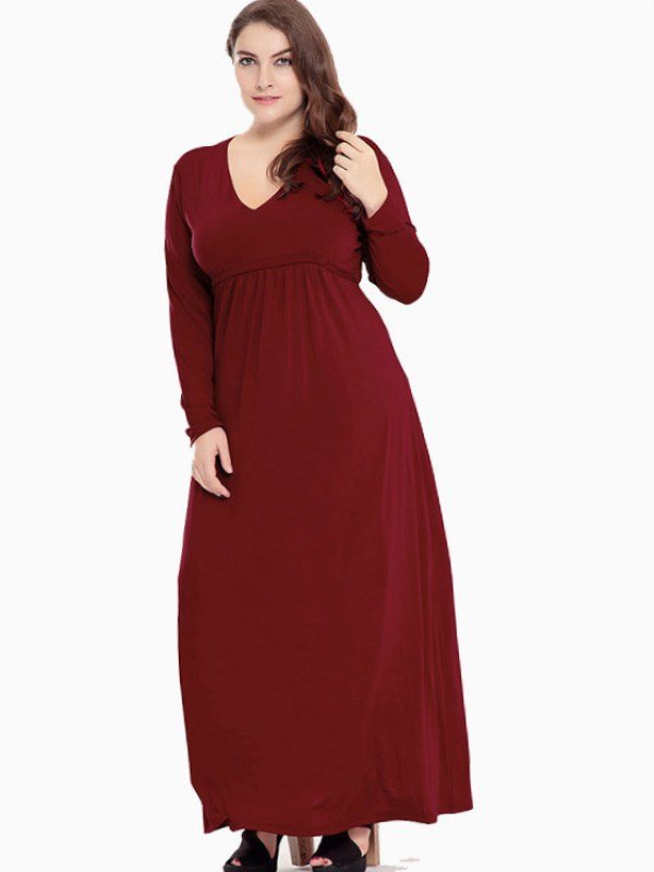 Plus Size Fall Maxi Dresses 2019 Pluslookeu Collection