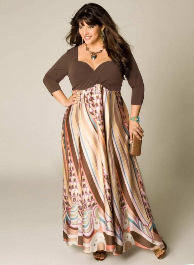 Plus size fall maxi dresses 2019 - PlusLook.eu Collection