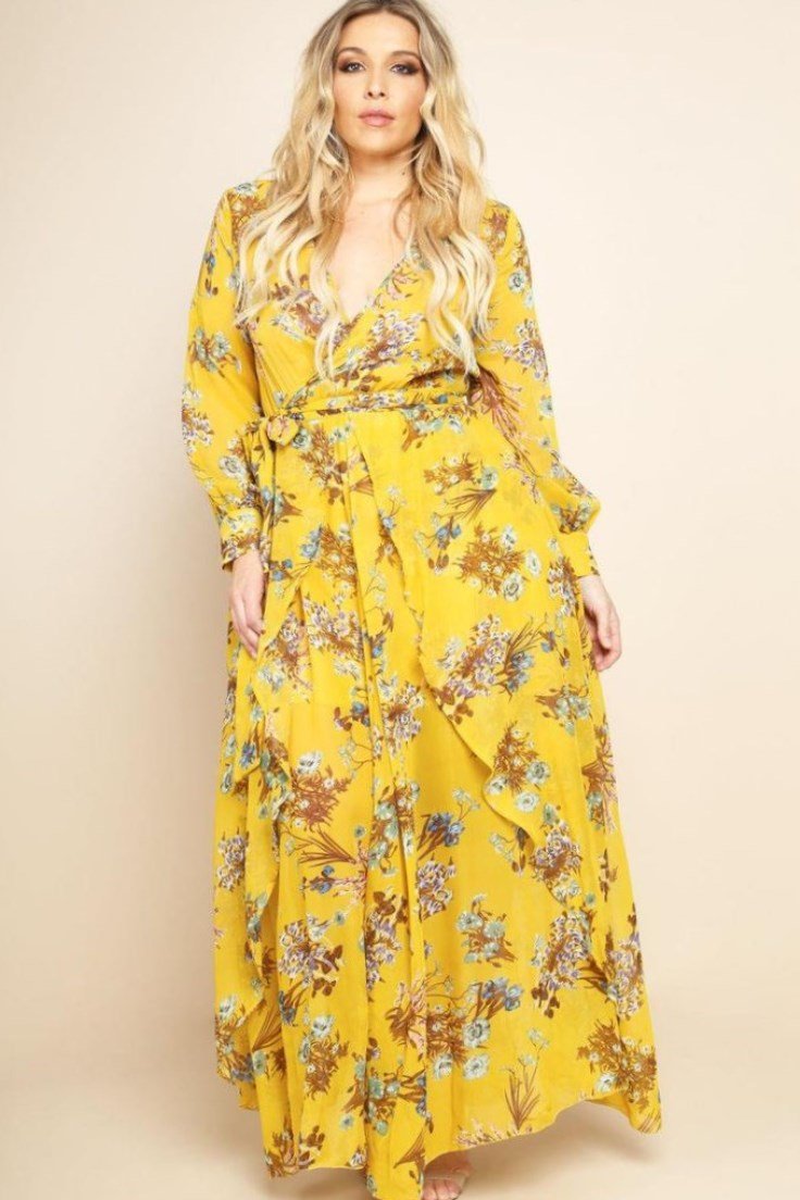 Plus size fall maxi dresses 2019 - PlusLook.eu Collection